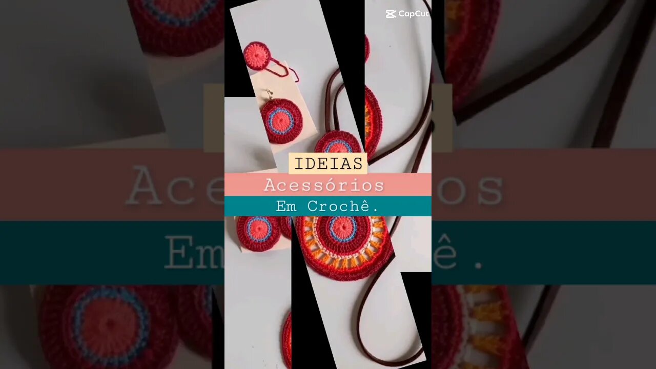 ideias em crochê /Acessórios #crochê #moda #crochet #ideias #ideiaslucrativas #acessorios #bijuteria