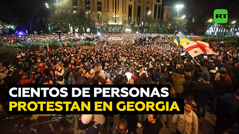 Protestas en la capital de Georgia: la oposición no reconoce la victoria del partido gobernante