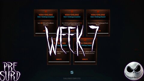 🔵 Season 5 Week 7 Challenges - MWIII Zombies
