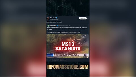 MS-13 Illegals Sacrificed Girl To Satan - Alex Jones on X