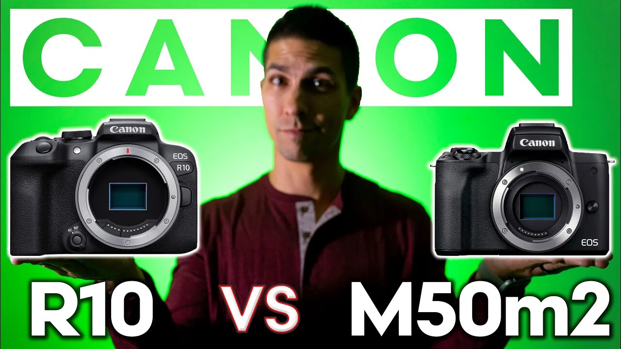 Canon M50 mark ii vs R10 for VIDEO – Which should YOU Buy for Filmmaking???