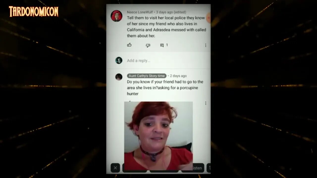 2023 01 19 6 Appears my aunt is going to pin any crime to me on your friend she needs to know when