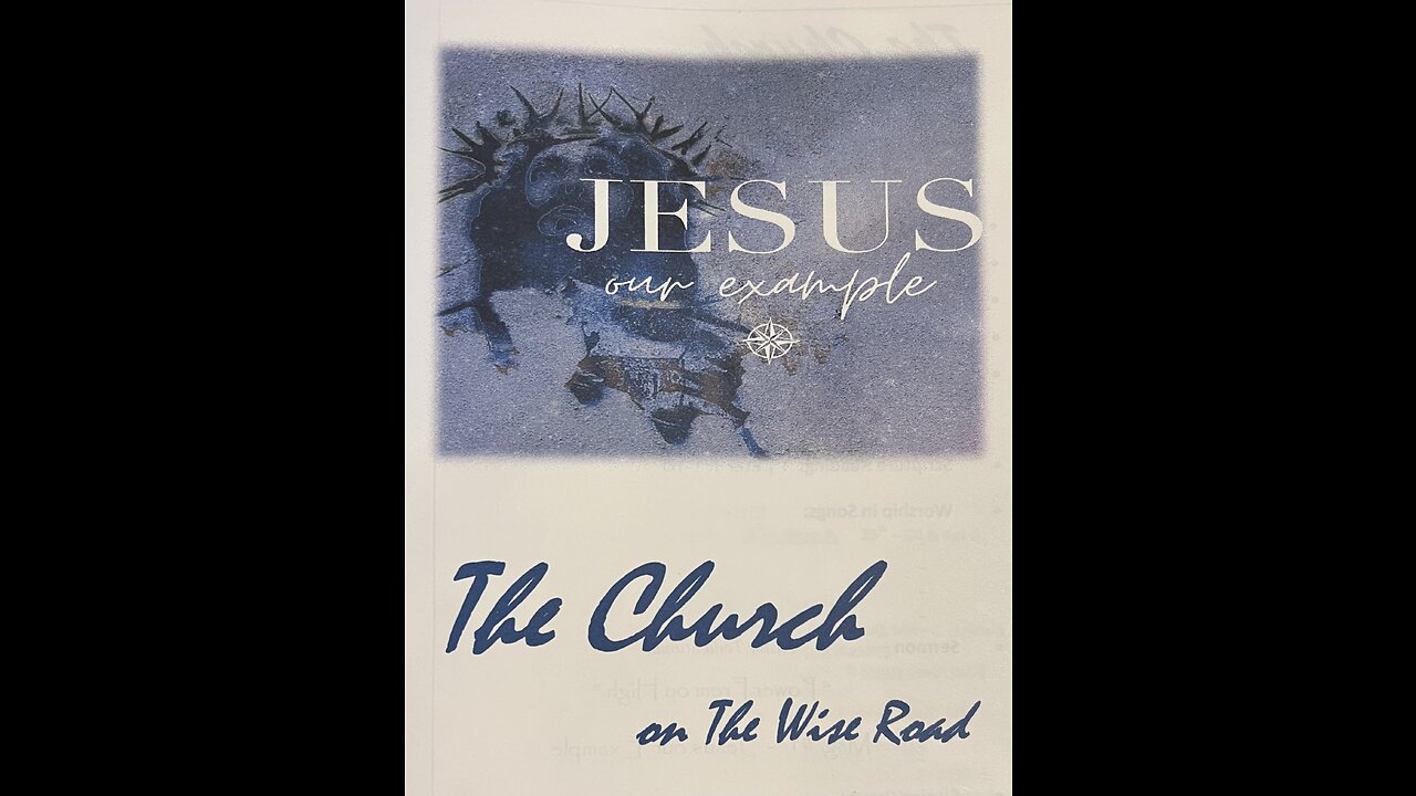 “Power From on High” Msg. #1 - Jesus our Example