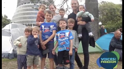 The Anti-Mandate Parliament Protest: "No Place for Children"