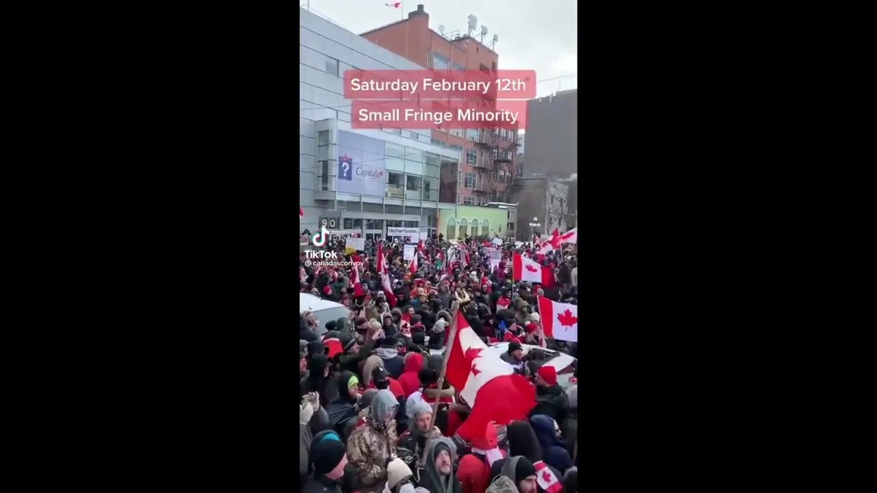 🇨🇦HEARTWARMING SUPPORT OTTAWA 🇨🇦 *STRENGTH IN NUMBERS** (PEACEFUL)