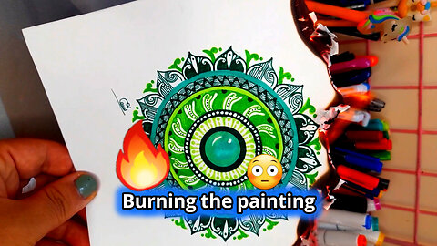 I burned the NFT artwork!!🔥😳