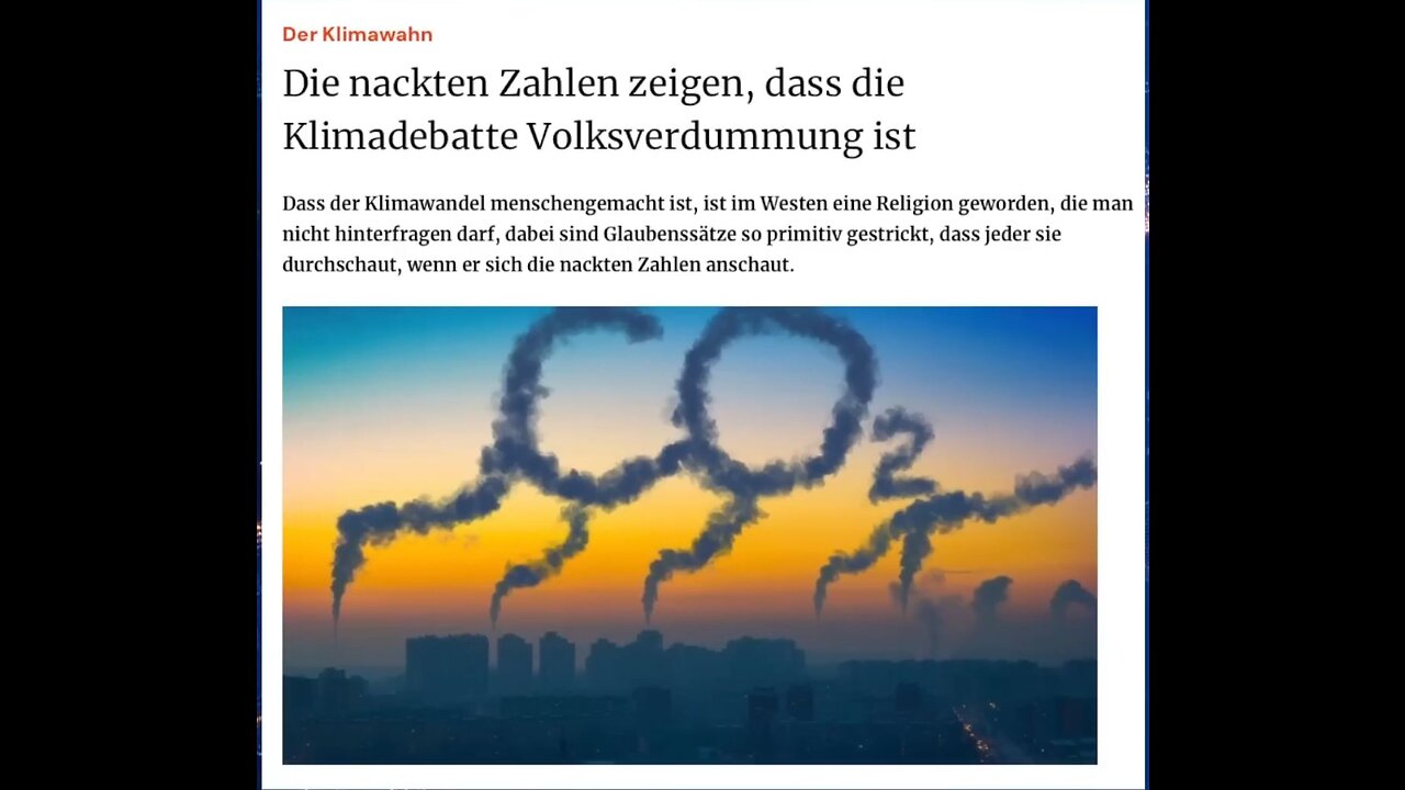 Klimawandel: CO2-Die nackten Zahlen