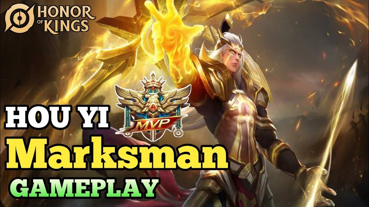 Hou Yi Marksman Gameplay best build on the game 💯 Broken - Honor of Kings