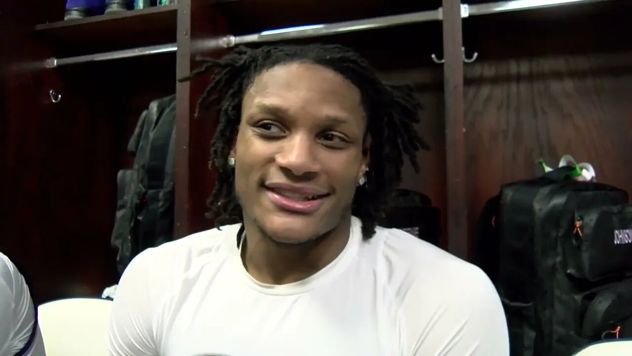 Kansas State Basketball | Tykei Greene Postgame Interview | K-State 75, Kentucky 69