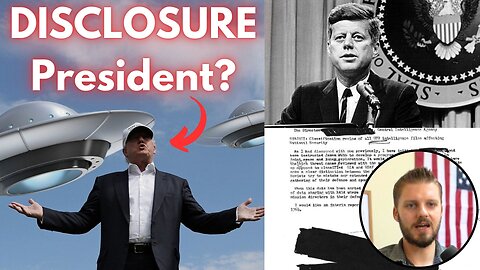 Trump The DISCLOSURE President? (Says He's Releasing UFO & JFK Files + Epstein Client List)