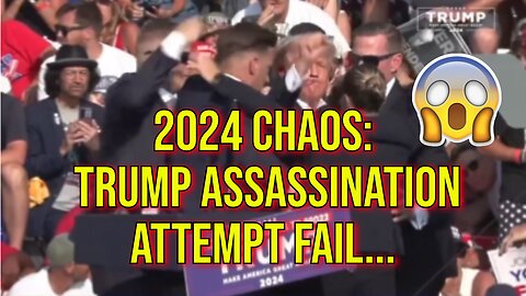 2024 Chaos: DONALD TRUMP ASSASSINATION ATTEMPT FAIL!!!! Pumps Fist Like a LEGEND!