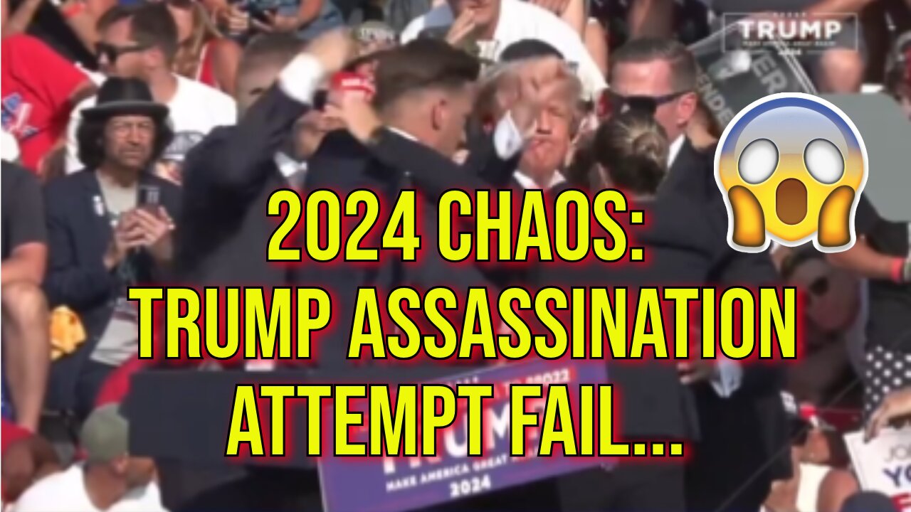 2024 Chaos: DONALD TRUMP ASSASSINATION ATTEMPT FAIL!!!! Pumps Fist Like a LEGEND!