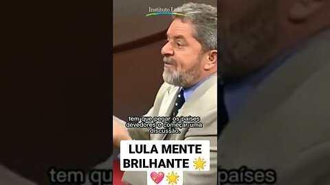 Lula faz declaração inteligente mente brilhante do nosso presidente #shorts #lulapresidente13