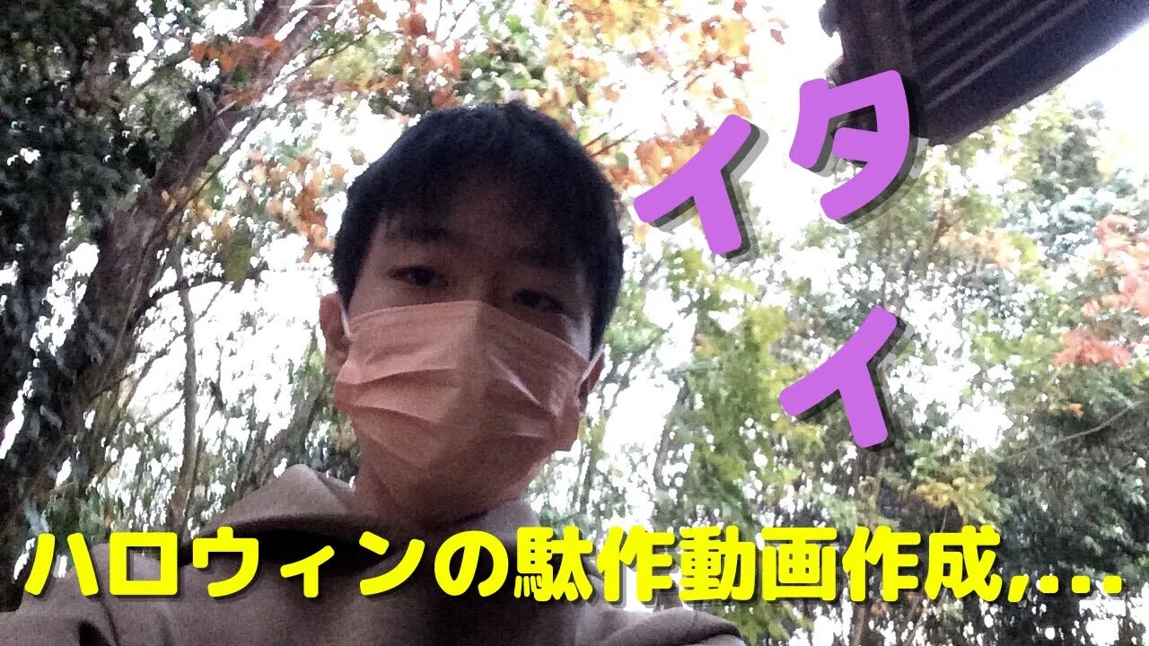 【駄作】ハロウィンの駄作動画 作ってみた