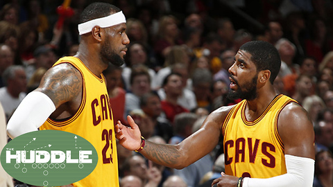 LeBron James PUSHING Kyrie Out of Cleveland -The Huddle