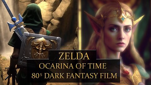 The Legend Of Zelda as an 80's Dark Fantasy #zelda #AI #Midjourney #80sDarkFantasy