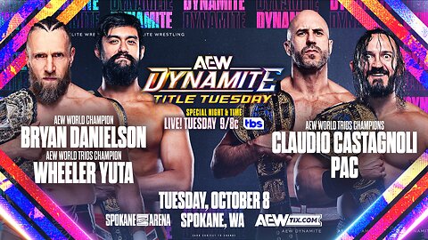Bryan Danielson and Yuta Beat PAC and Claudio in a Brutal Tag Match! #shorts