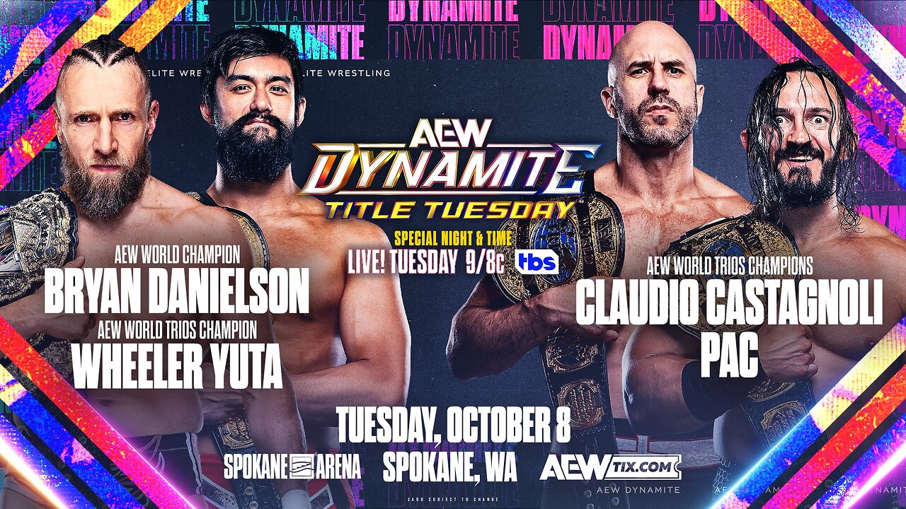 Bryan Danielson and Yuta Beat PAC and Claudio in a Brutal Tag Match! #shorts