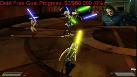 Obi Wan Kenobi VS General Grievous In A Battle With Live Commentary In Star Wars Jedi Knight Jedi Ac