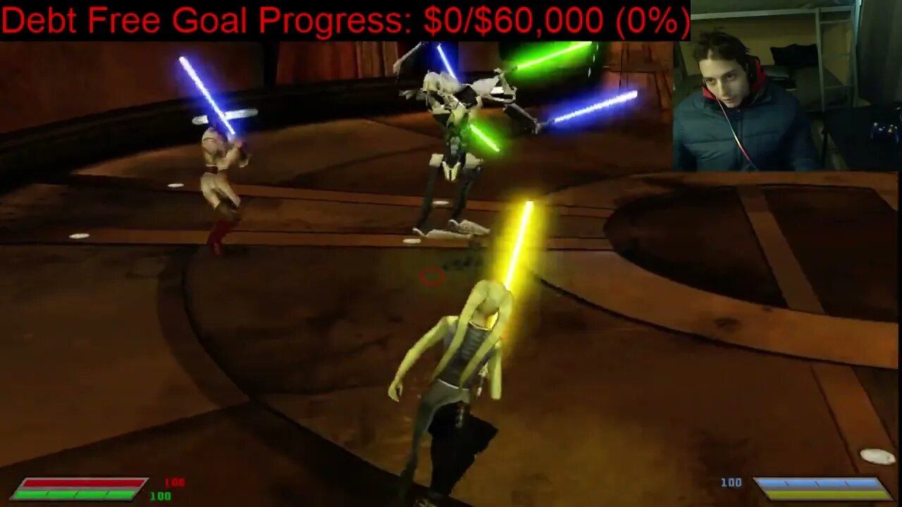 Obi Wan Kenobi VS General Grievous In A Battle With Live Commentary In Star Wars Jedi Knight Jedi Ac