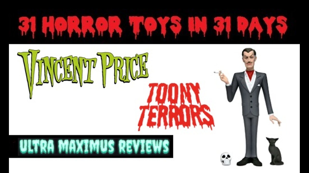 🎃 Vincent Price | Toony Terrors | 31 Horror Toys in 31 Days