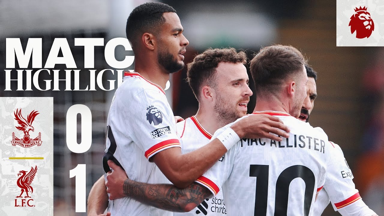 Extended Highlights: Crystal Palace 0-1 Liverpool | Gakpo sets up a Jota winner