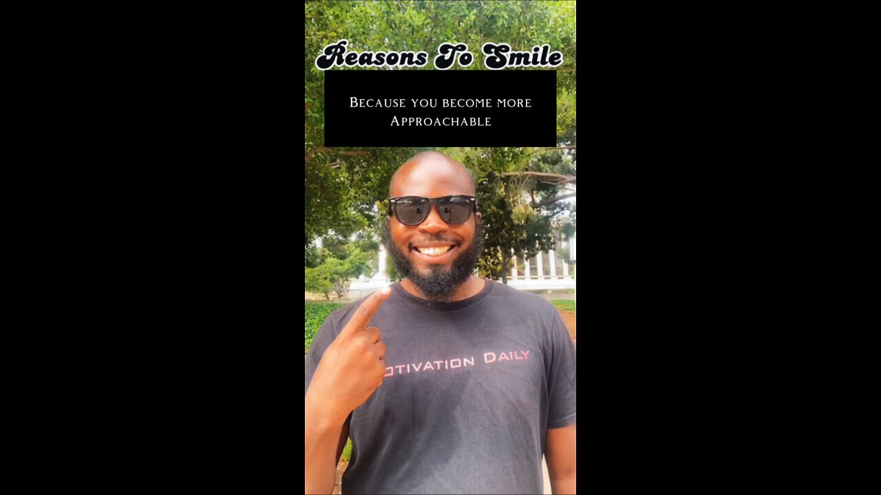 More Approachable #dayodman #connection #smile #eeyayyahh #motivation