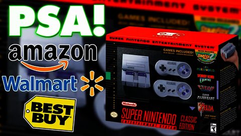 Super NES CLASSIC Pre Orders Going Live!!