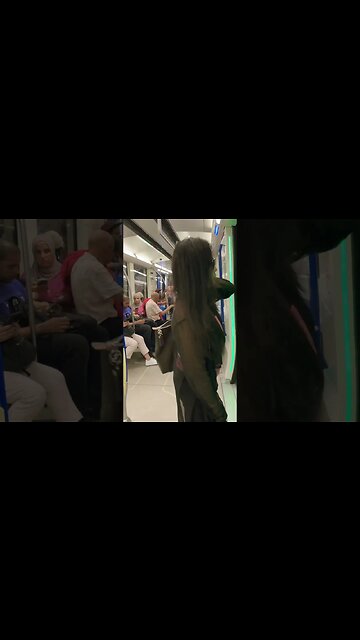 Clean bright inside Montréal metro #viralvideo #train #downtowntoronto