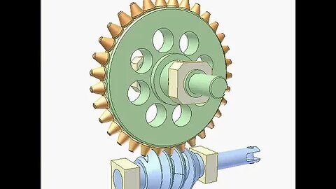 2423 Globoid worm and pin gear