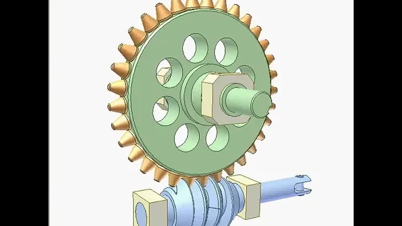 2423 Globoid worm and pin gear