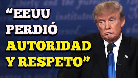 Trump: “No creo que estamos siendo respetados en el mundo en este momento”