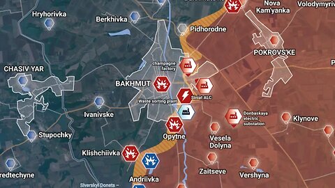 Ukraine Russian War Chronicle Rybar War Map for December 23, 2022 Ukrainian Losses Mount in Bakhmut