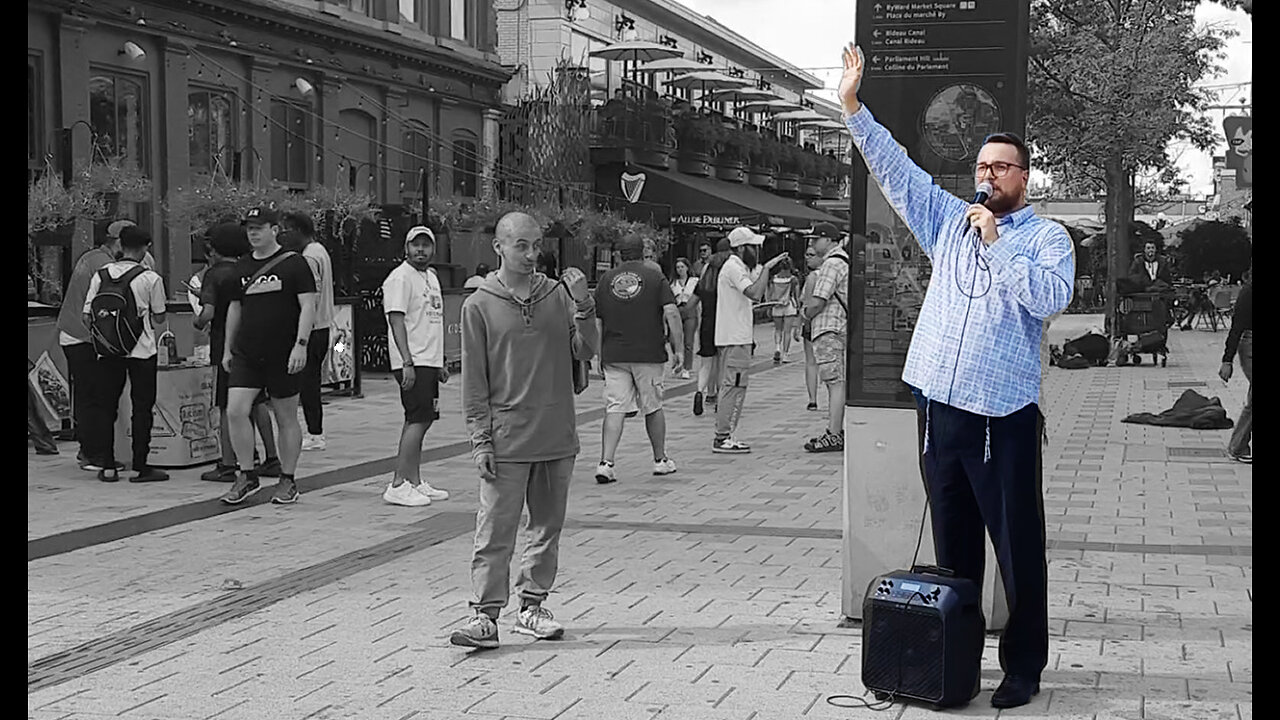 Evangelism to muslims and athiests downtown Ottawa *POWERFUL MESSAGE*
