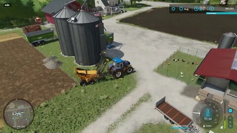 Picking Rocks at Elmcreek Farm Part 55- FARMING SIMULATOR 22 - Timelapse