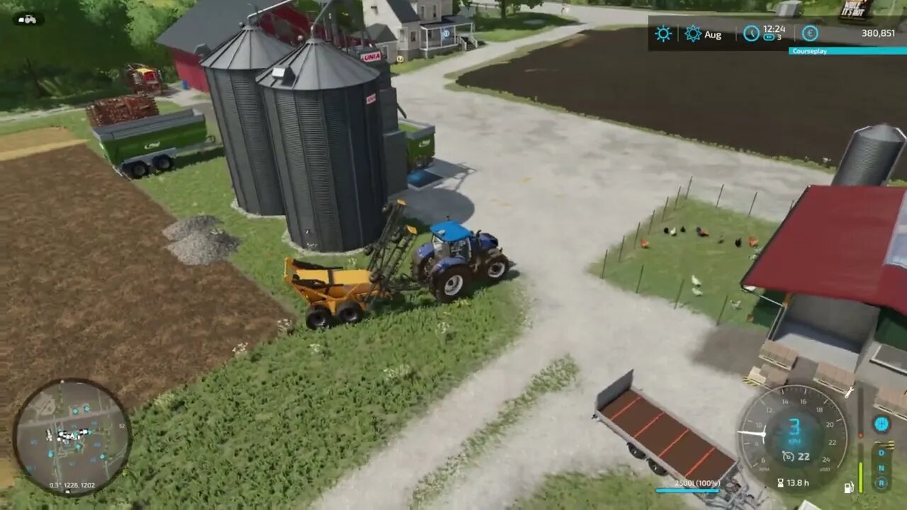 Picking Rocks at Elmcreek Farm Part 55- FARMING SIMULATOR 22 - Timelapse