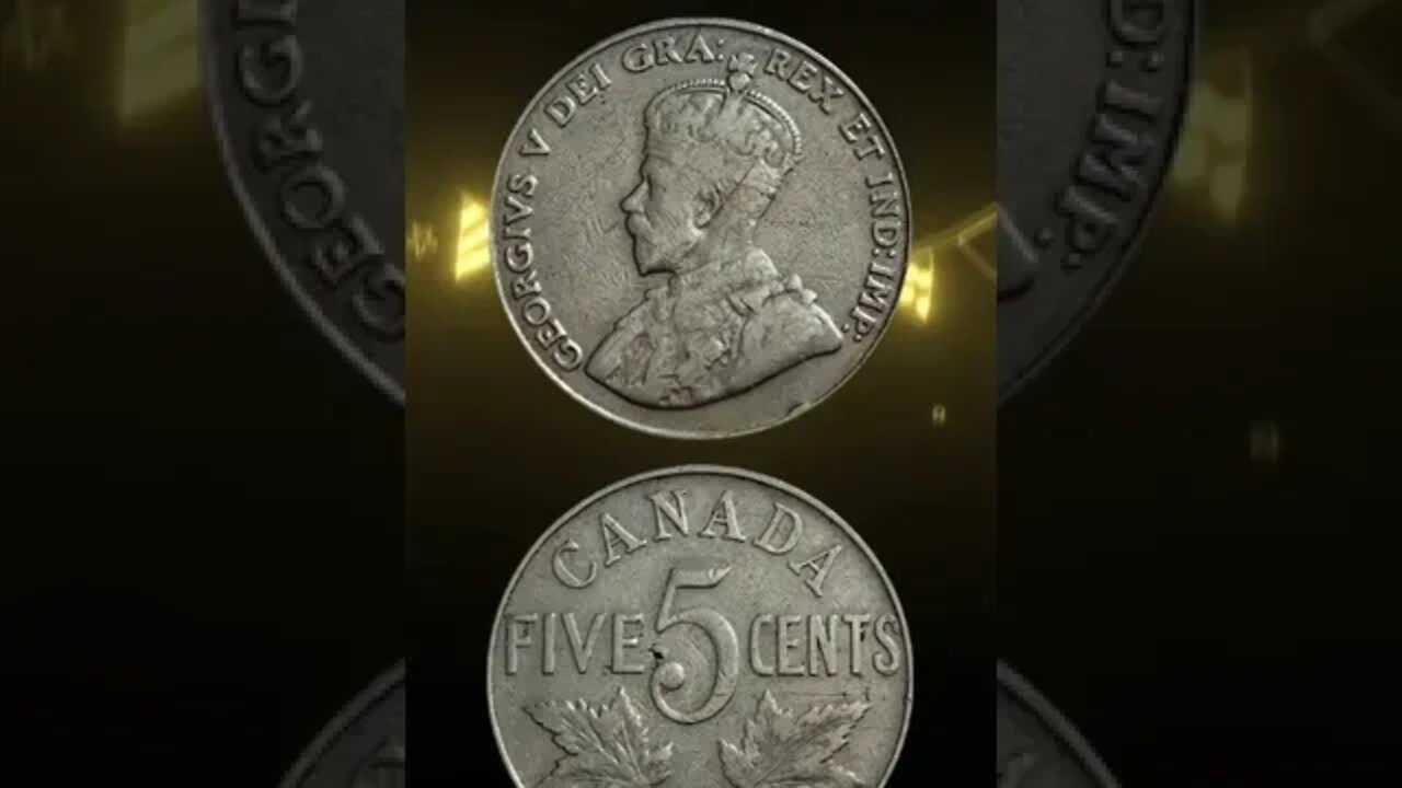 Canada 5 cents 1930.#shorts #coinnotesz