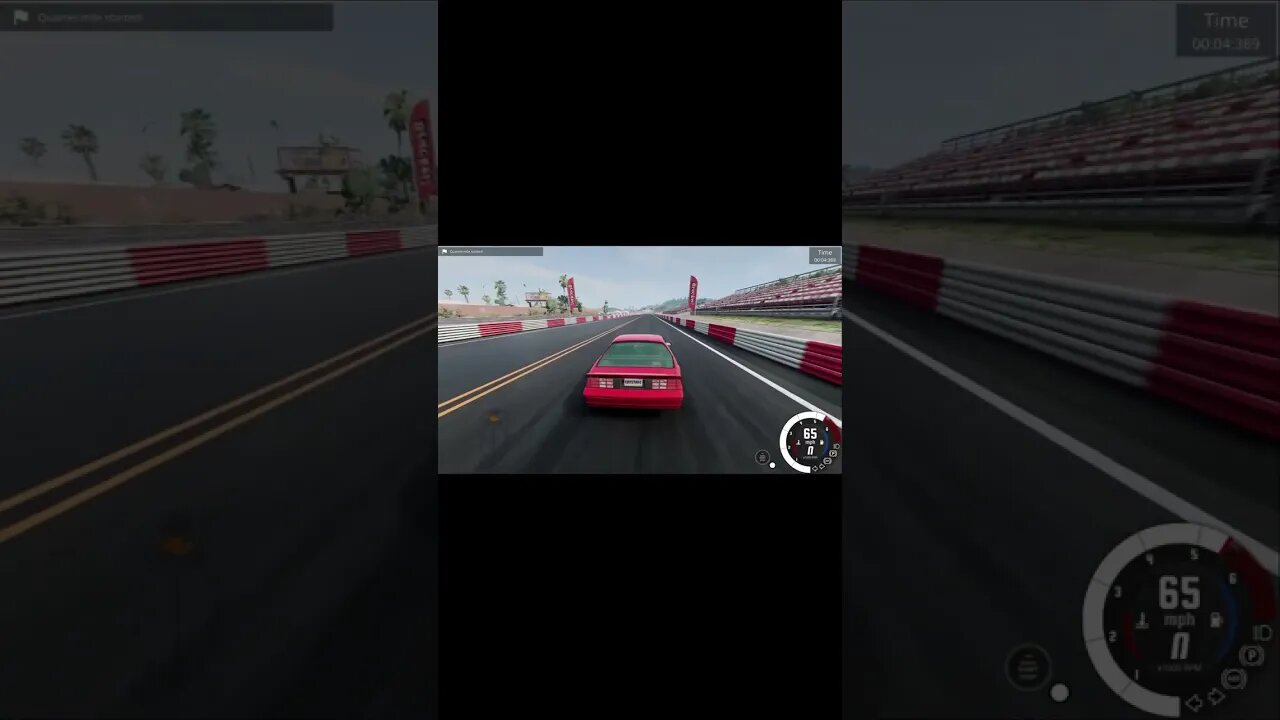 454 BIG BLOCK IROC-Z Camaro 12.189 @114 mph LOGITECH G923 Gameplay BeamNG.drive