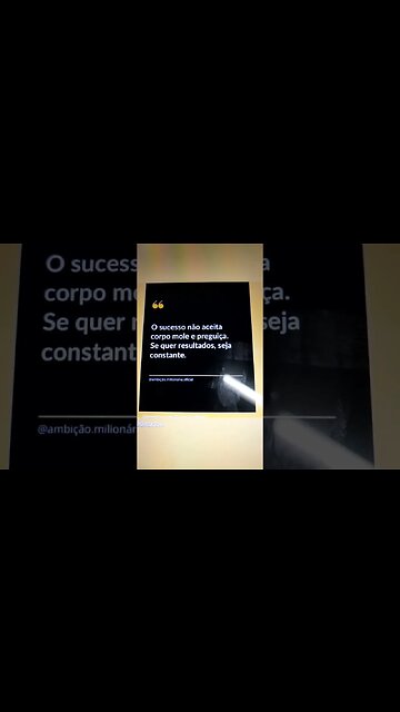 O sucesso não aceita Corpo mole e preguiça