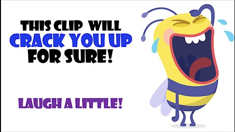 This Clip Will Crack You Up For Sure - Laugh a Little!