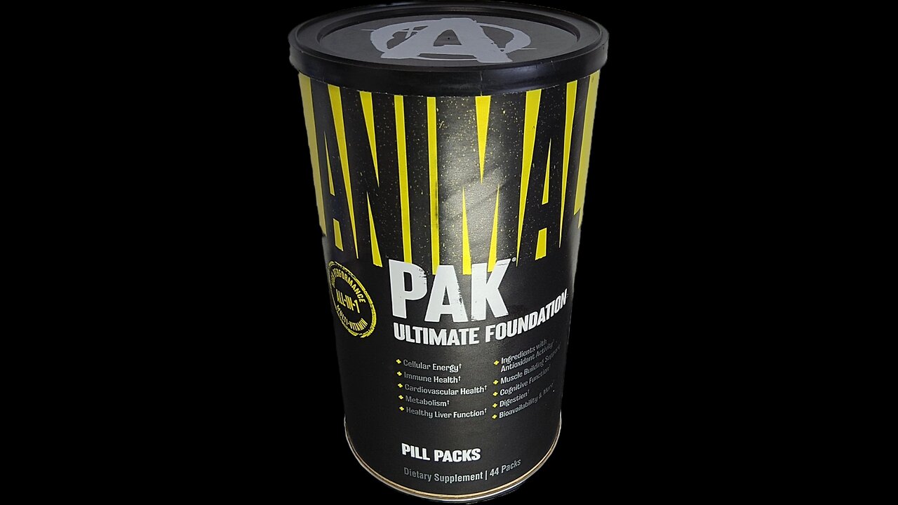 Animal Pak - Convenient All-in-One Vitamin & Supplement Pack #animalpak