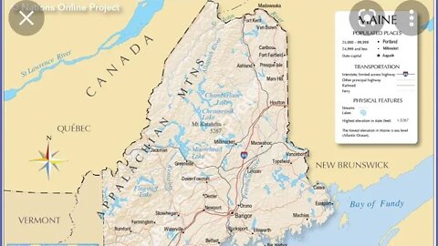 The state of Maine