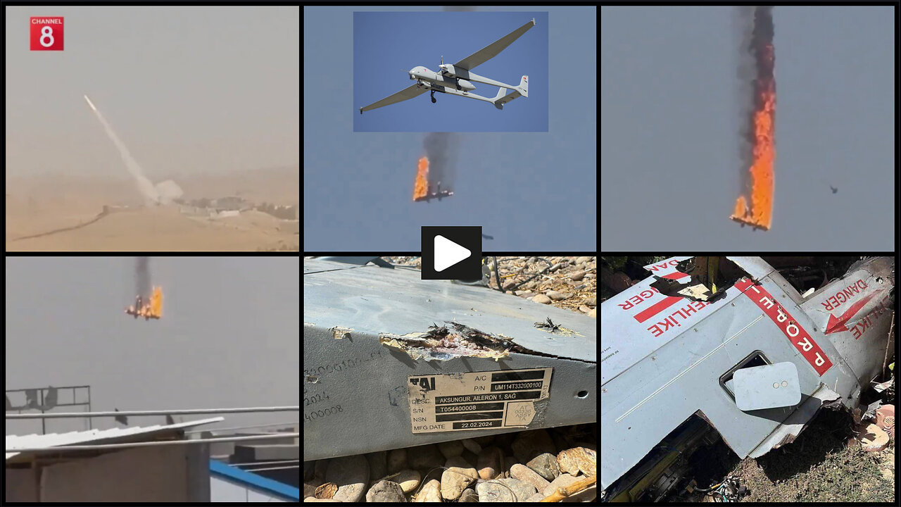 Kirkuk: Iraqi Air defense destroys Turkish TAI Aksungur UCAV