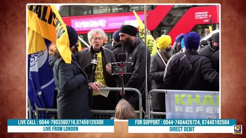 Piers Corbyn | Khalistan Freedom Protest | Indian Republic Day Indian High Commission London