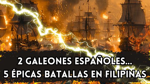 ⚔️2 Galeones ESPAÑOLES ARRASAN las Flotas De Holanda - Batalla de La Naval de Filipinas 1646 -