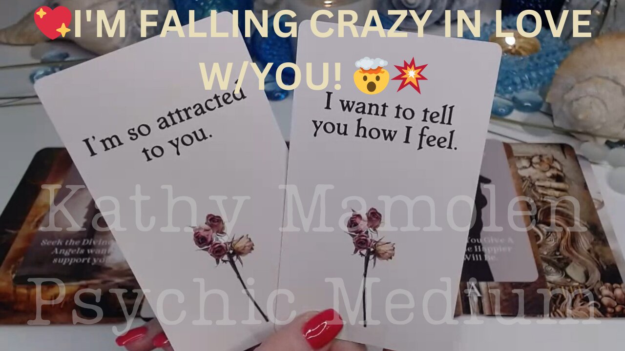 💖I'M FALLING CRAZY IN LOVE W/YOU! 🤯💥THESE FEELINGS ARE REAL💓✨COLLECTIVE LOVE TAROT READING 💓✨