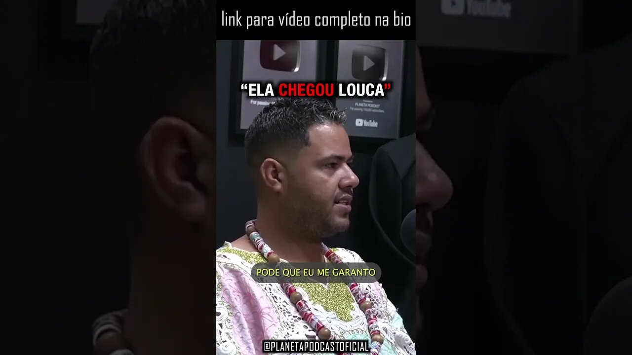 “O PROBLEMA DA SUA FILHA É ESPIRITUAL” com Pai Lucas (Candomblé) | Planeta Podcast #shorts