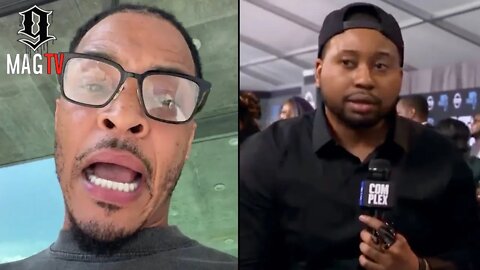 "She Covered" T.I. Wants Words Wit DJ Akademiks For Calling Reginae Out Her Name! 😡