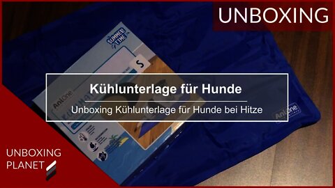 Kühlunterlage für Hund in der warmen Jahreszeit - Unboxing Planet