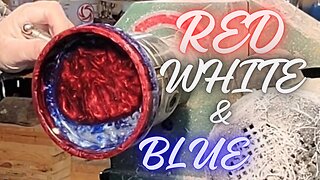 Red, White & Blue - Resin